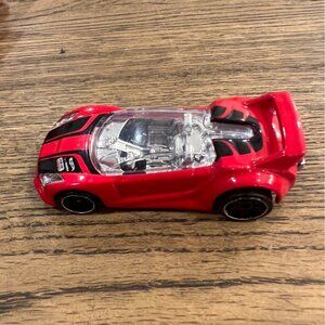 Hot Wheels 2012 Quick N Sik Red & Black Die-Cast Toy Car 1:64 Scale Collectible
